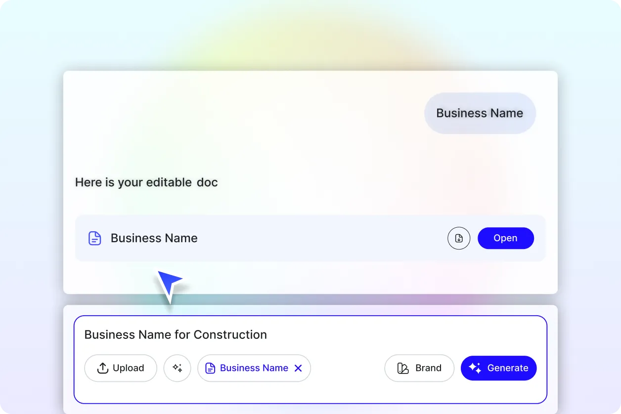 Free AI Business Name Generator, Online Company Name Maker
